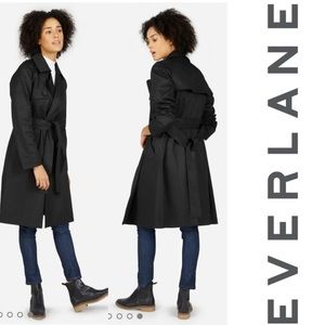 Everlane Black Trench Coat